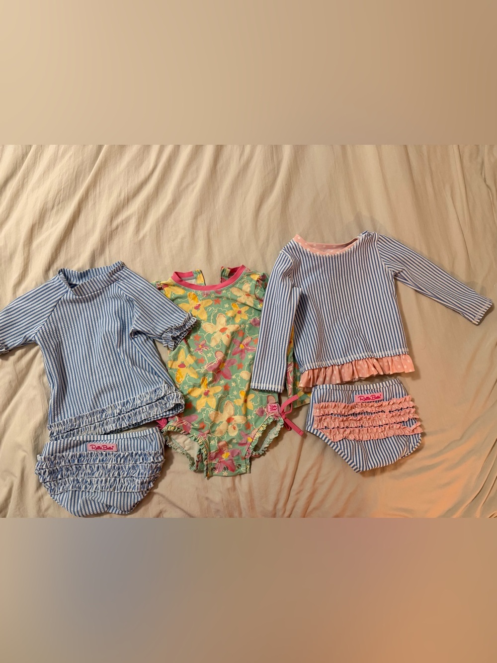 Rufflebutts swimsuit bundle 2T